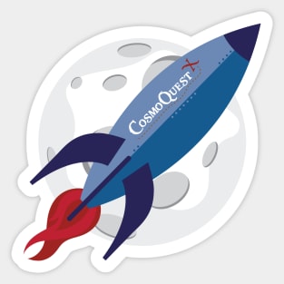 CosmoQuest Rocket Sticker